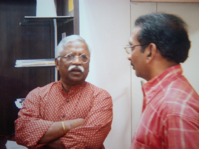 With my guru Laxma Goud