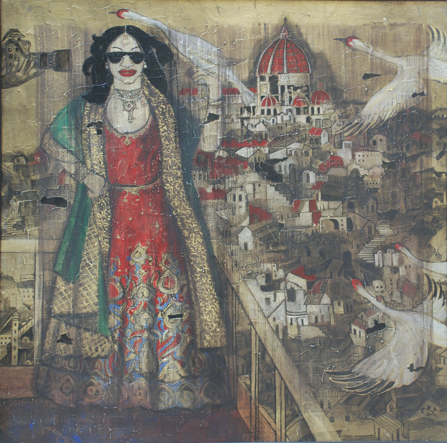 Welcome to Rajeswara Rao's Art Gallery - New paintings canvas